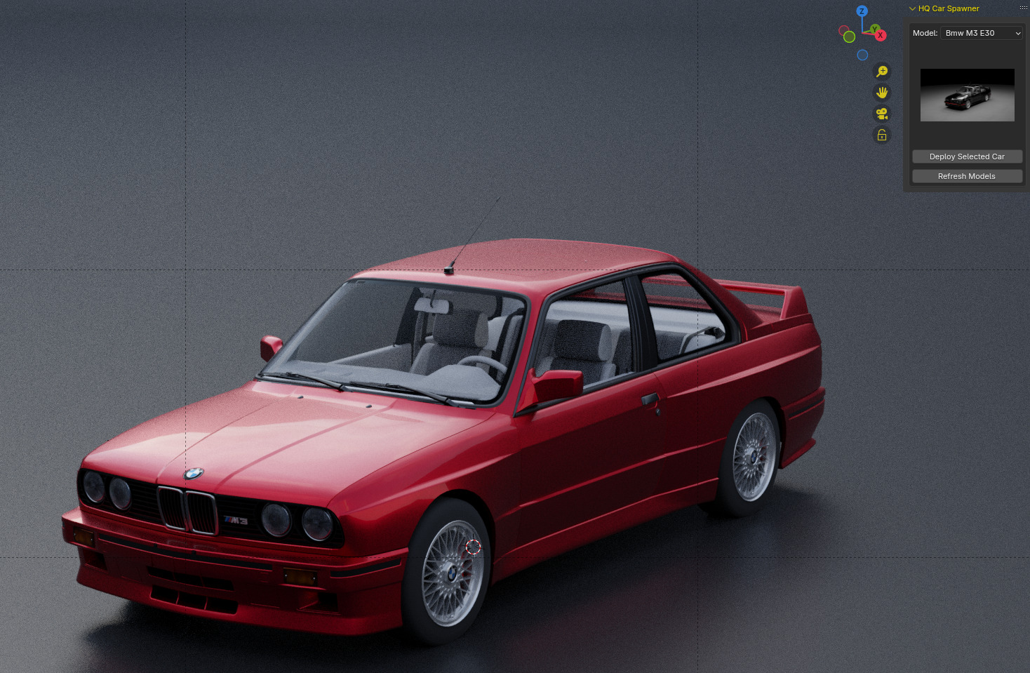 120 HQ Car Pack Add-On for Blender - Rigged and Ready 3D model_8
