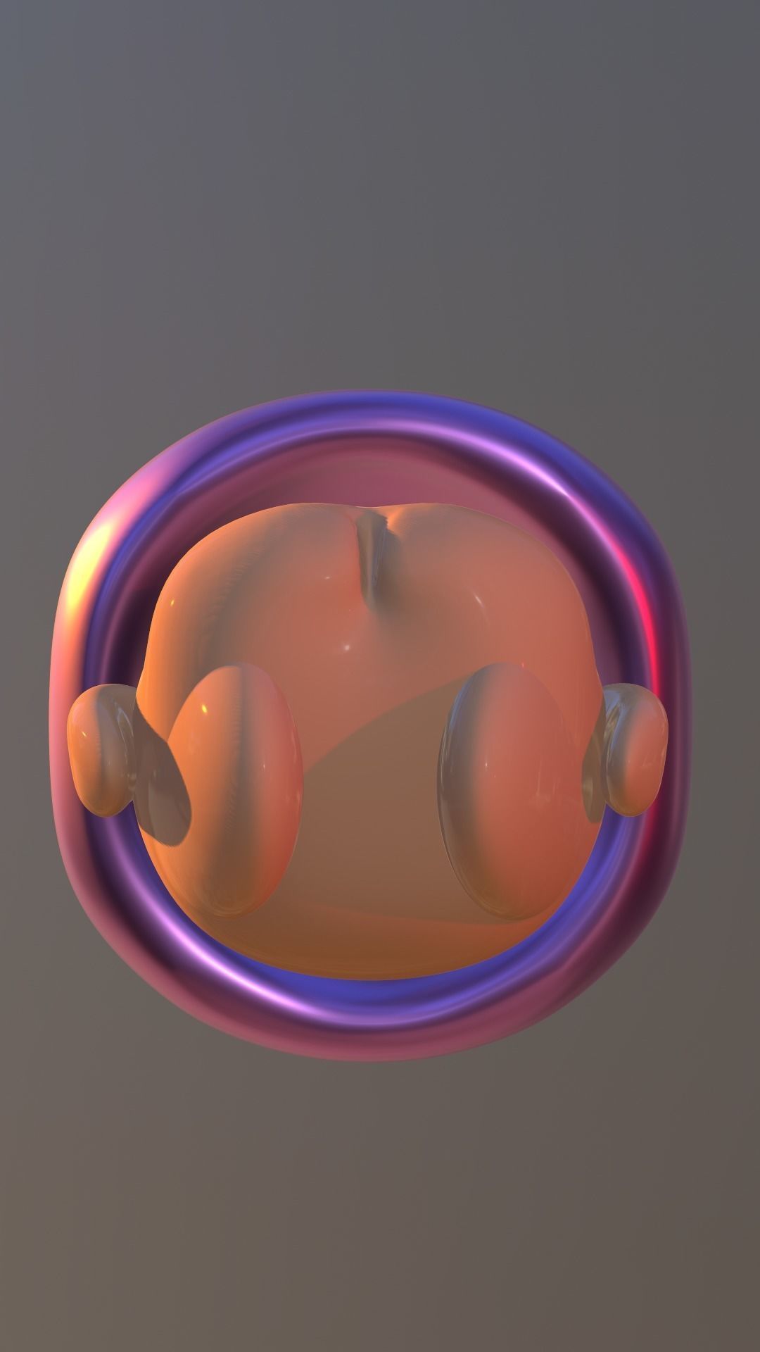 Cute mushroom booty  3D model_2