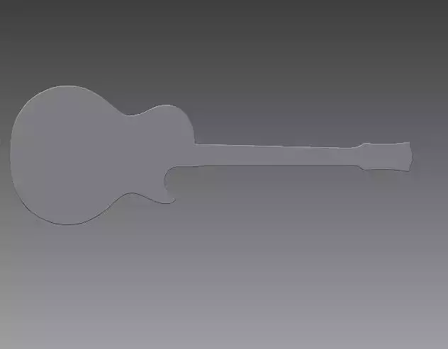 Les Paul Guitar 3D print model