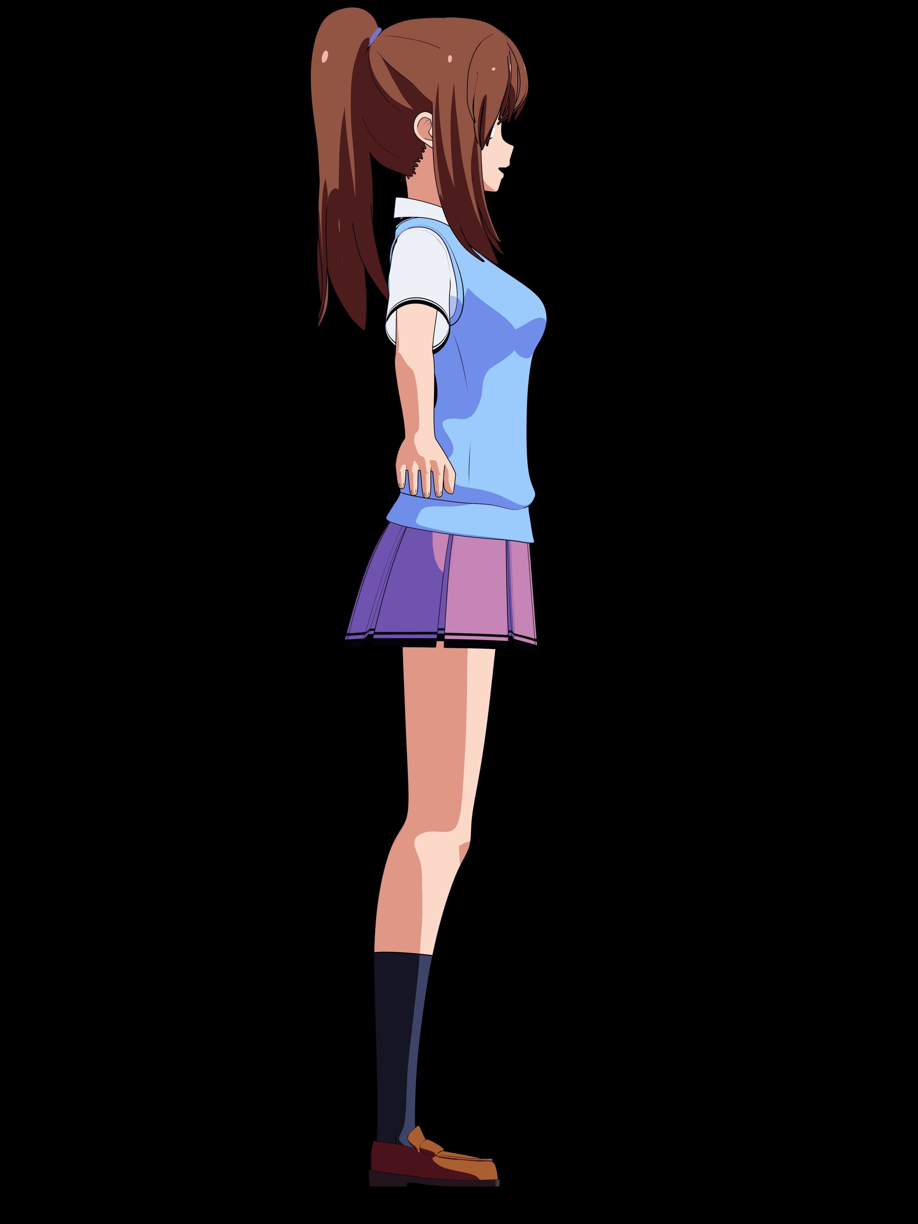 Aoyama Nanami - The Pet Girl of Sakurasou - 3D Model Blender Low-poly 3D model_5