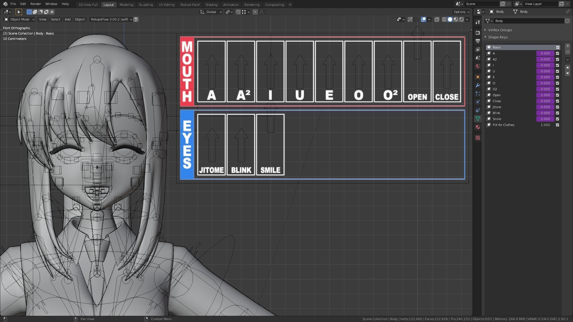 Aoyama Nanami - The Pet Girl of Sakurasou - 3D Model Blender Low-poly 3D model_21