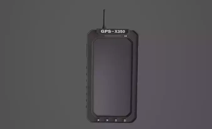 GPS  device Low-poly 3D model