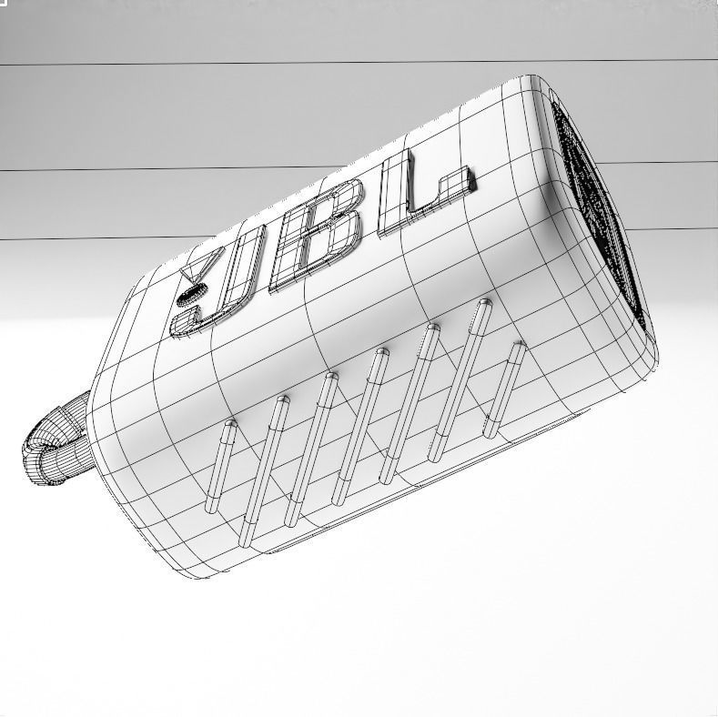 JBL GO 3 Bluetooth Speaker 3D model_19