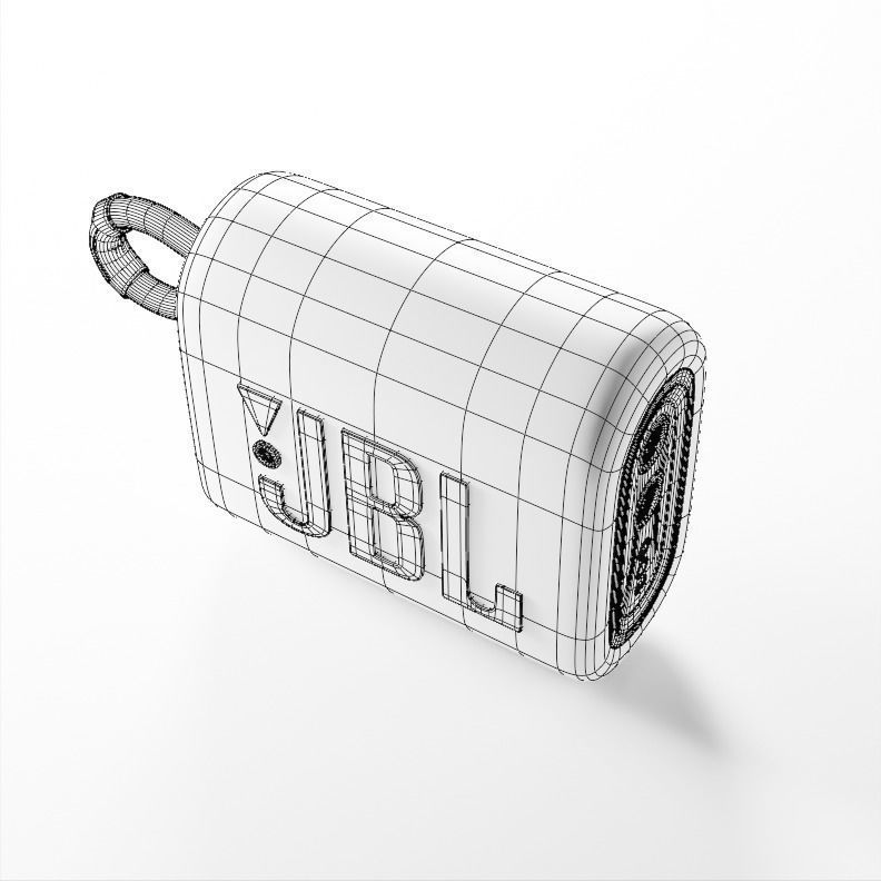 JBL GO 3 Bluetooth Speaker 3D model_18