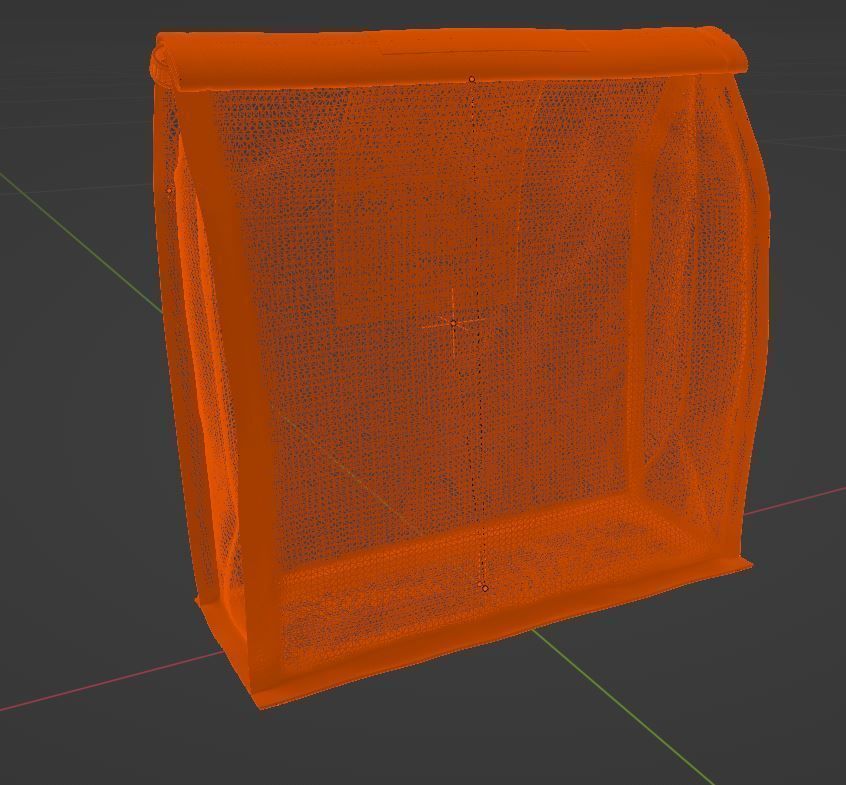 Realistic Food Bag for Coffee 3D model Low-poly 3D model_14