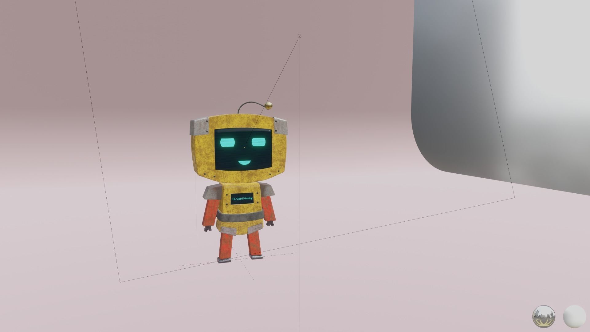 Cute Robot 3D model_6