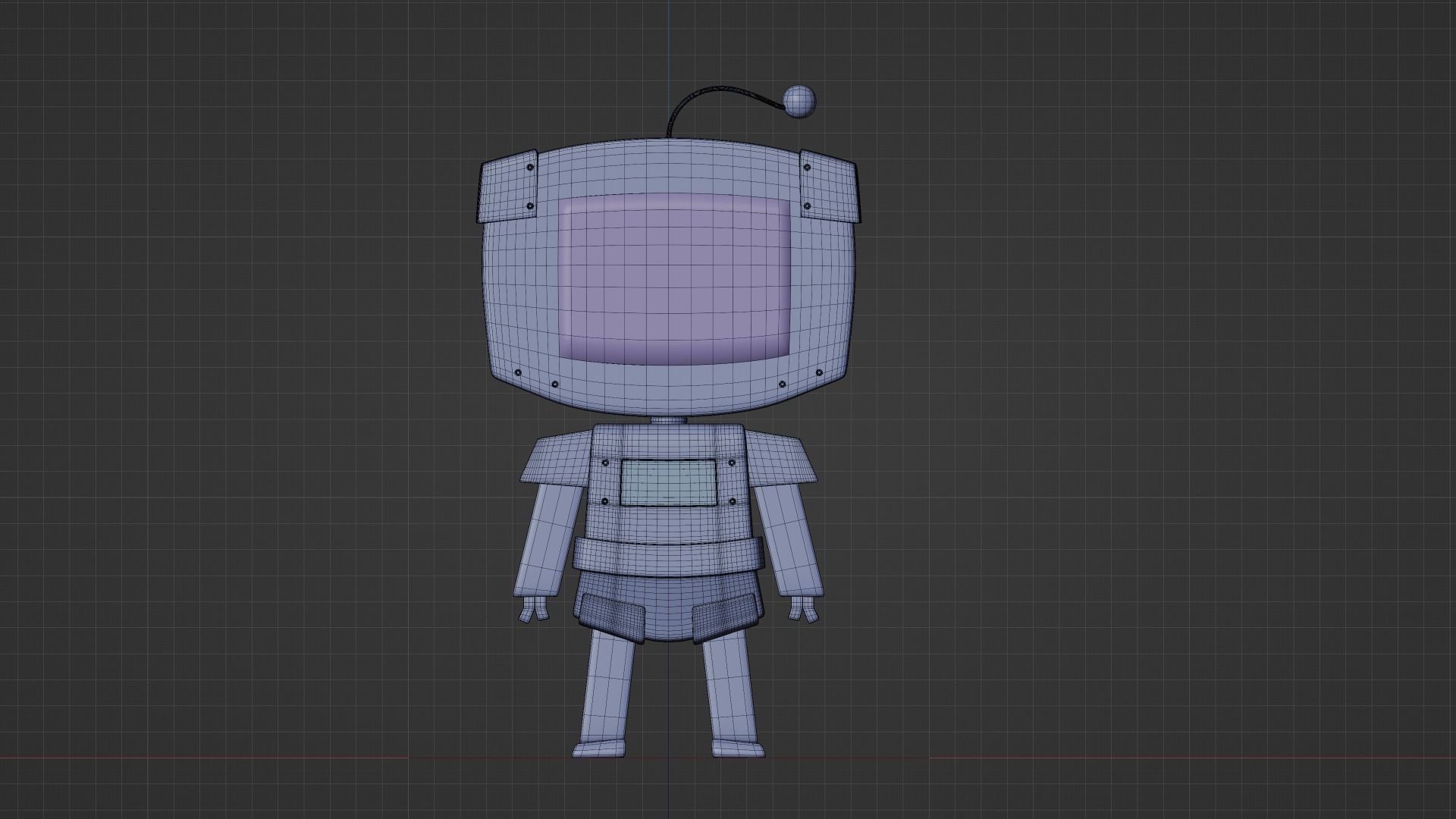 Cute Robot 3D model_10