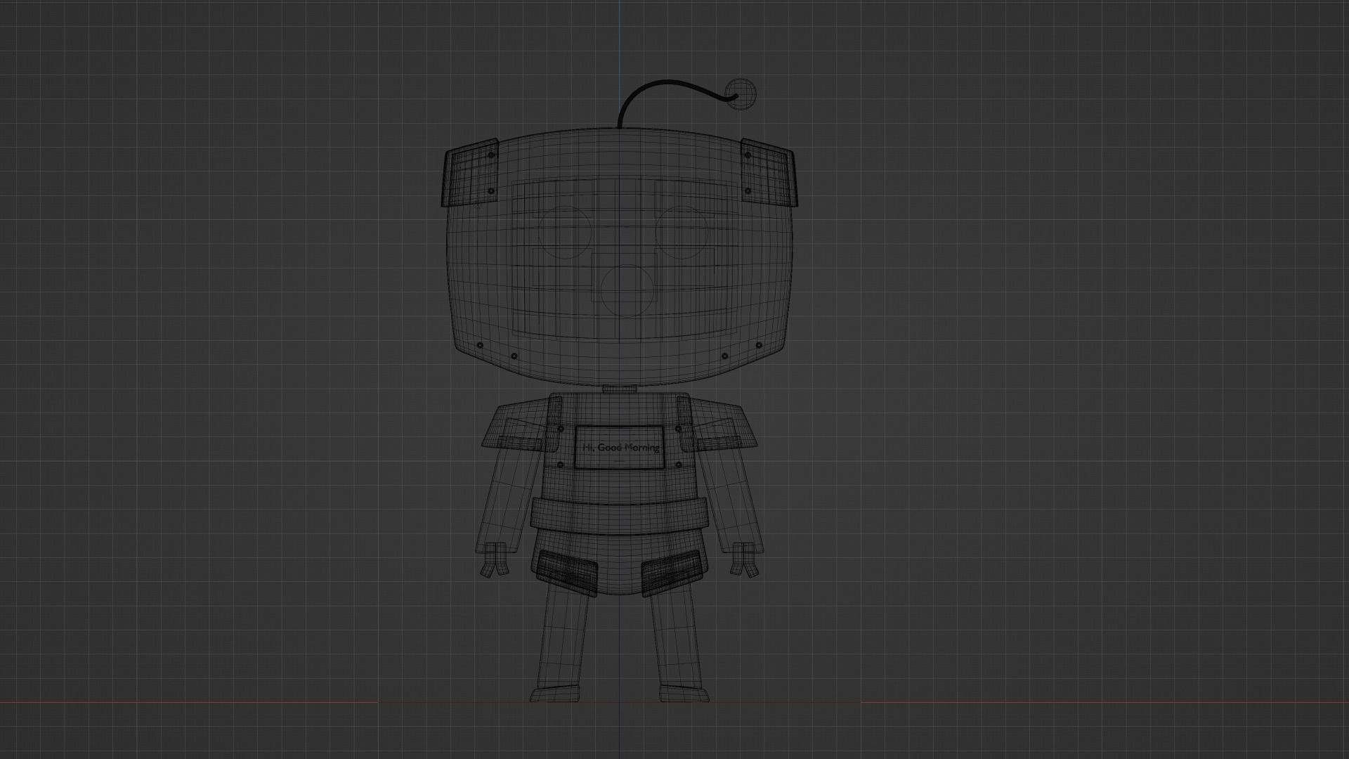 Cute Robot 3D model_9