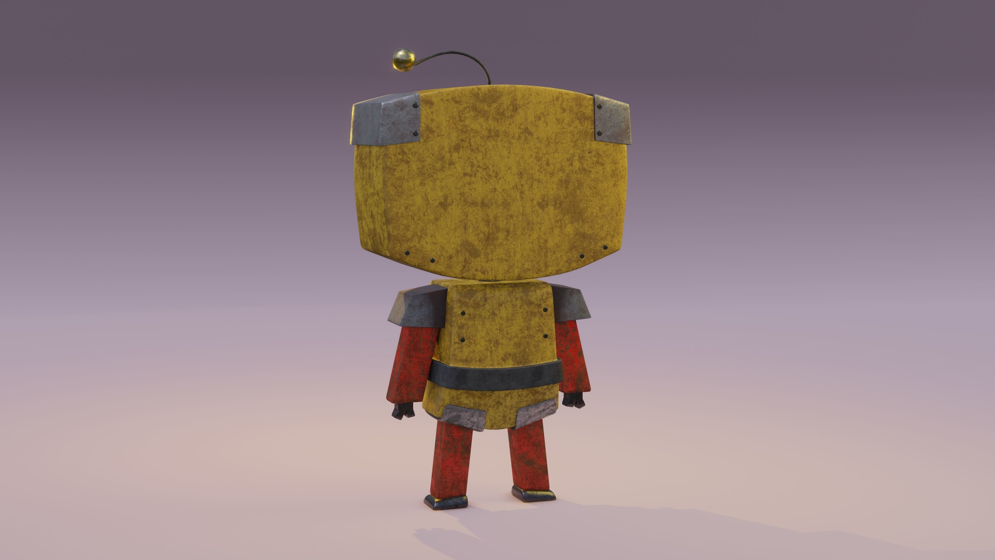 Cute Robot 3D model_3