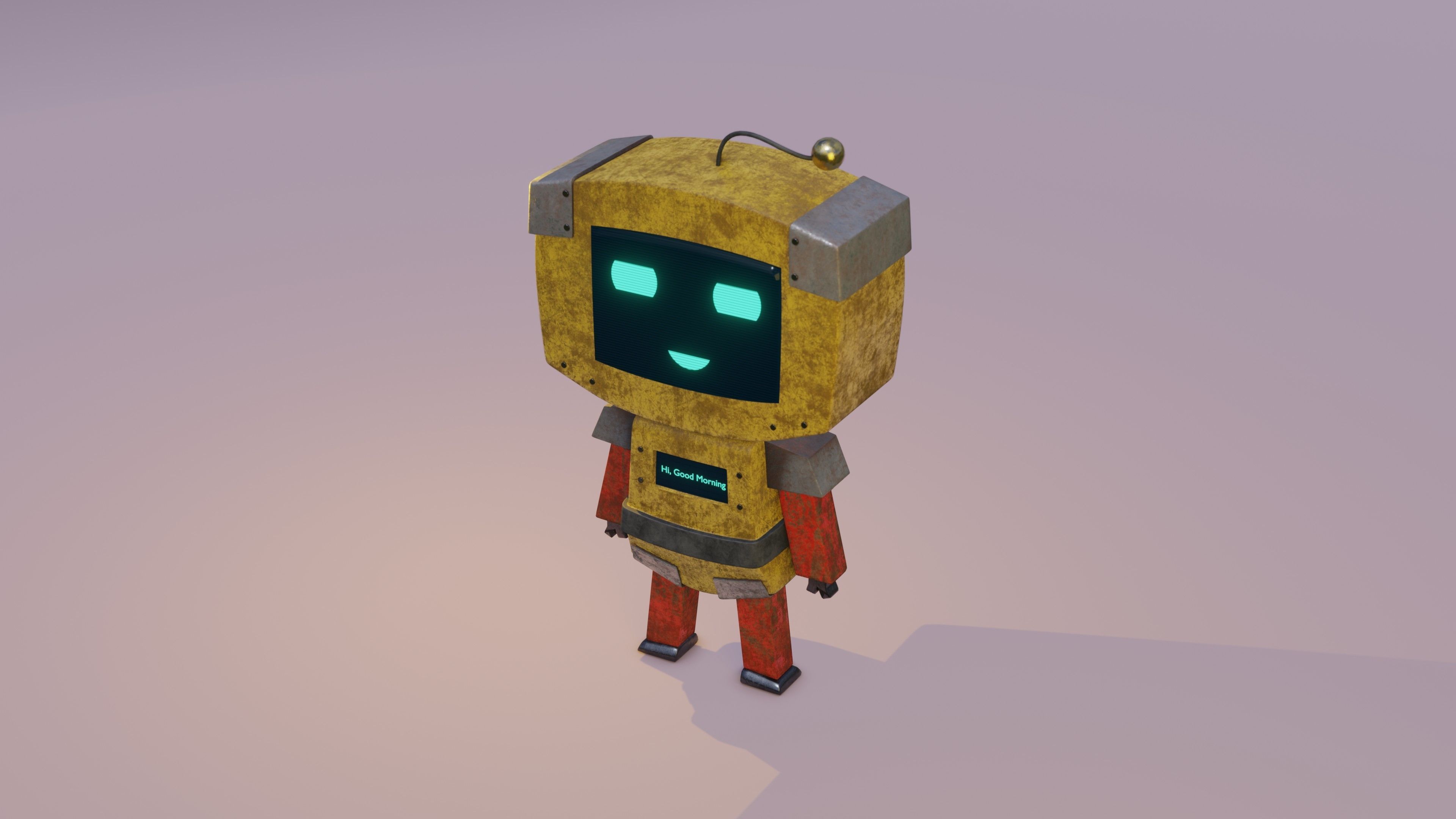 Cute Robot 3D model_5