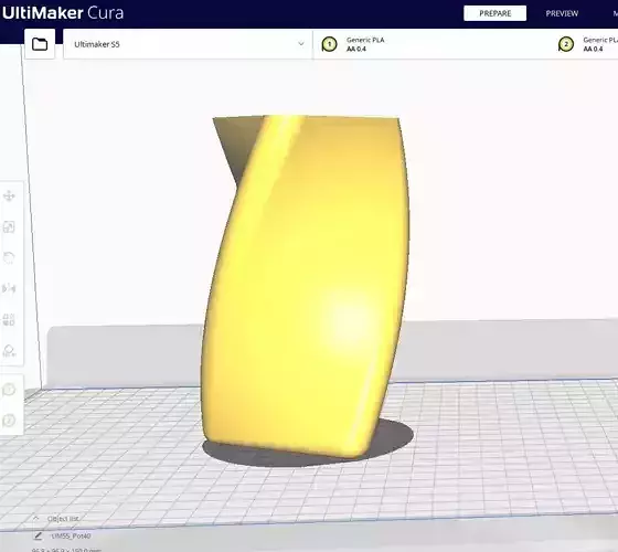 Garden Pot 40 3D print model