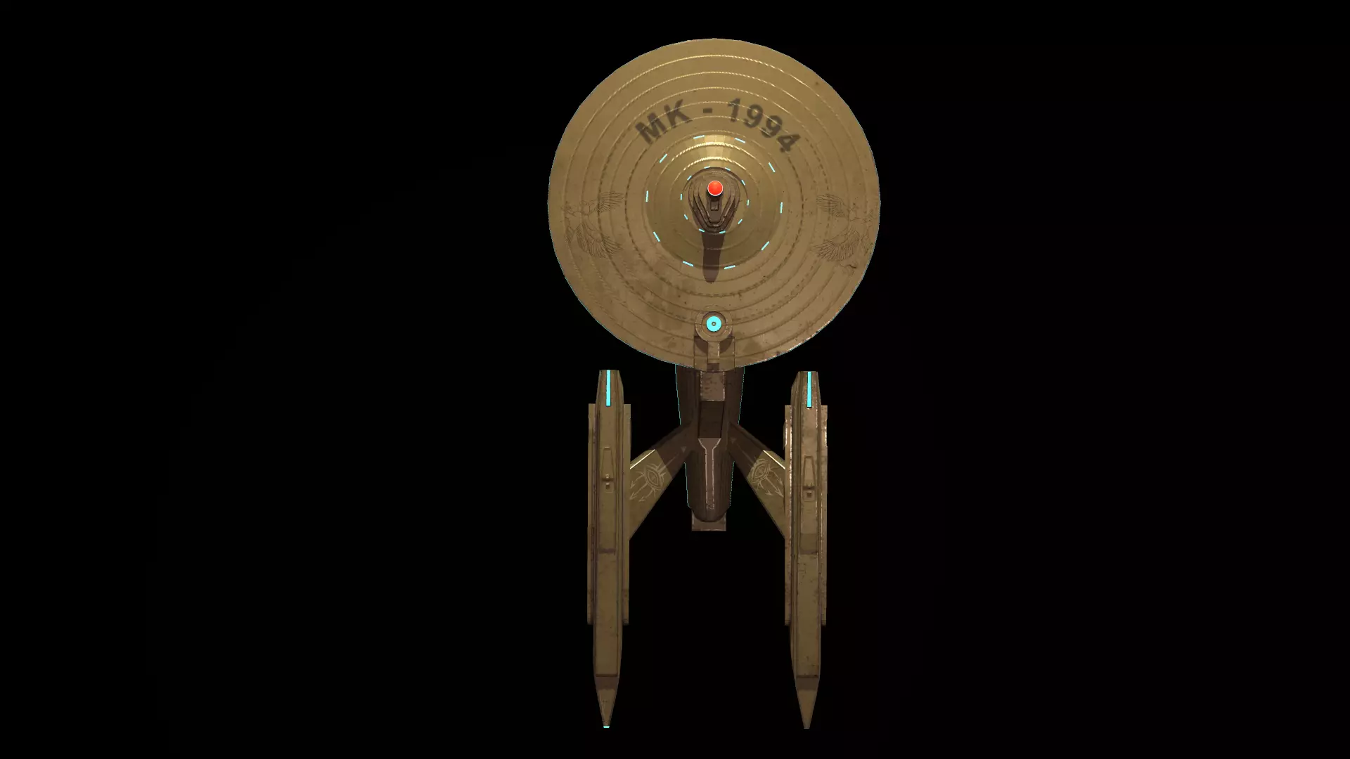 Star Ship Free low-poly 3D model