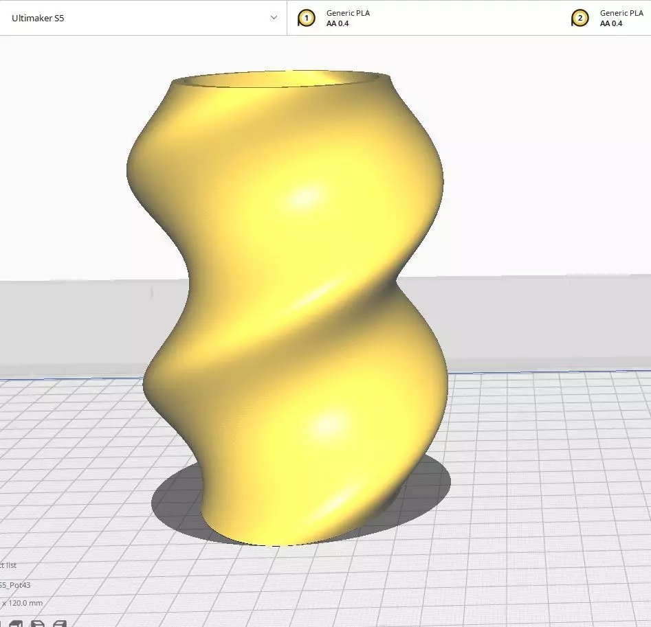 Garden Pot 43 3D print model_0