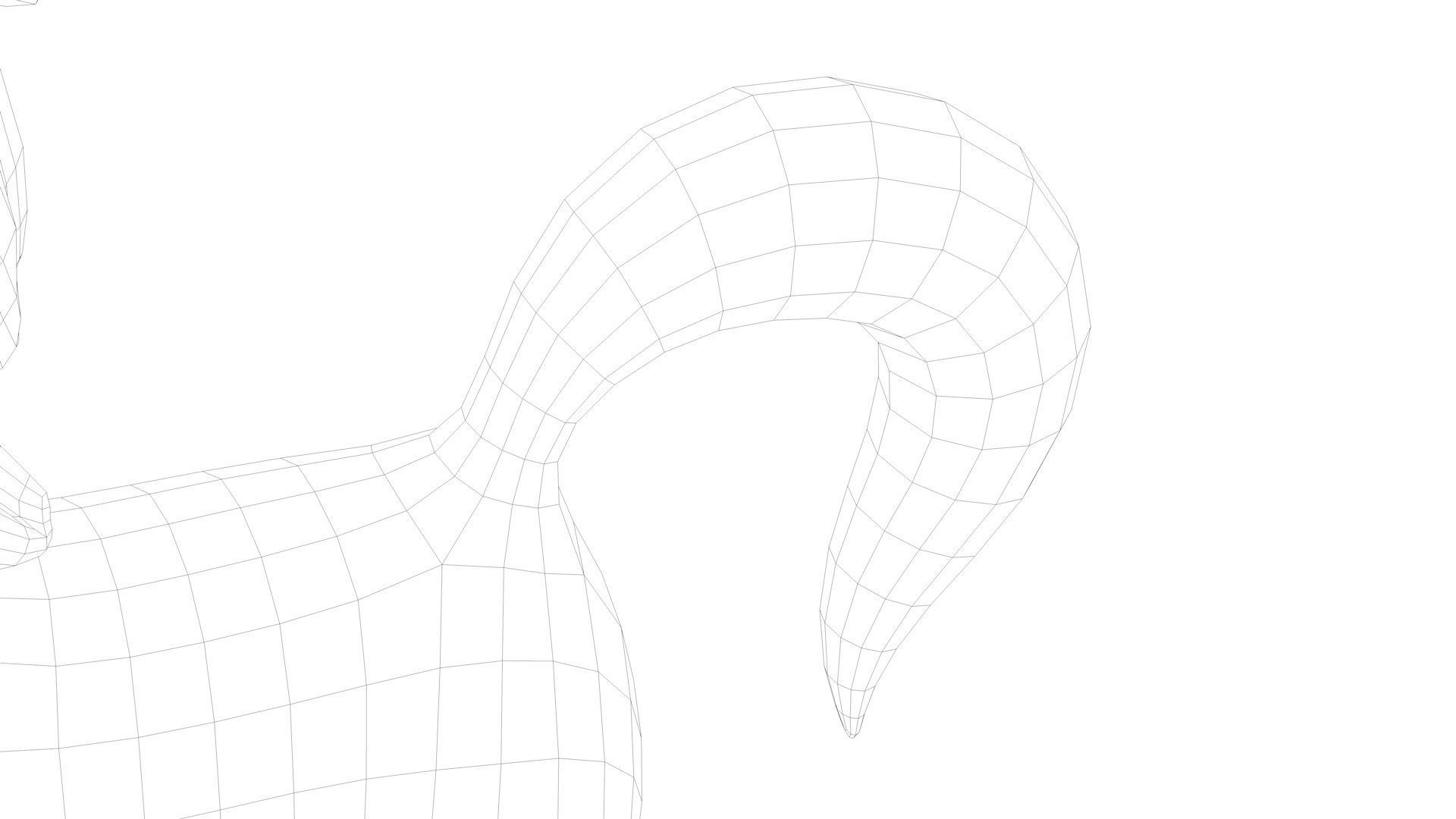 Cartoon Horse Low-poly 3D model_18