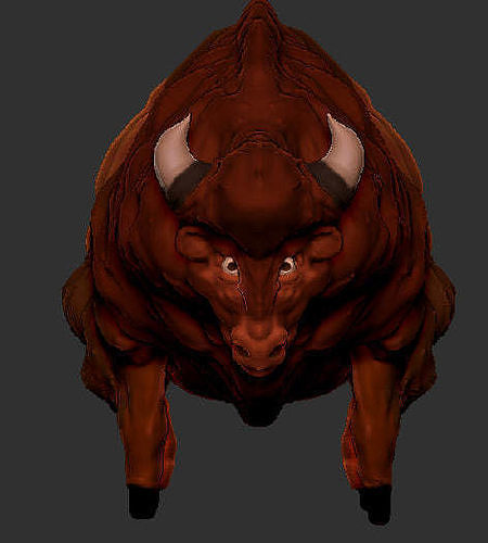 buffalo Low-poly 3D model