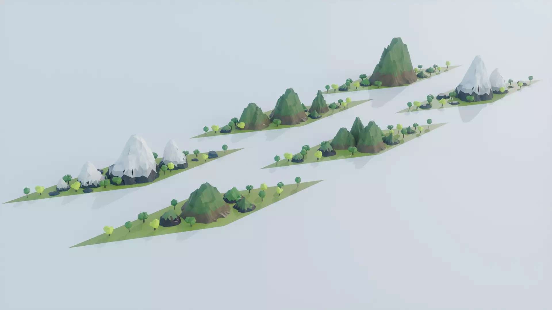 LowPoly Nature  Low-poly 3D model_0