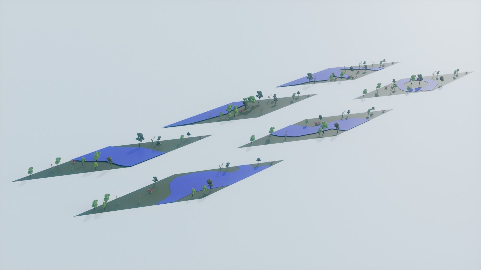 LowPoly Nature  Low-poly 3D model_4