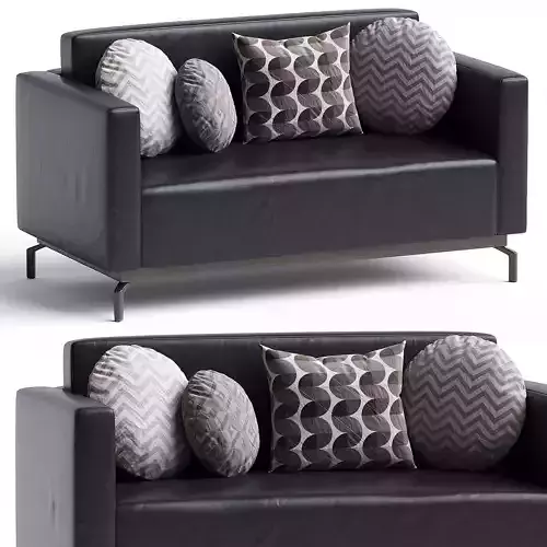 karlo sofa black