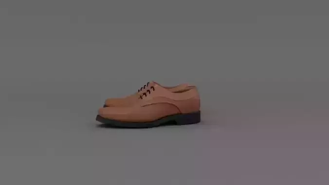 Business Shoes-Low Poly 3d Model
