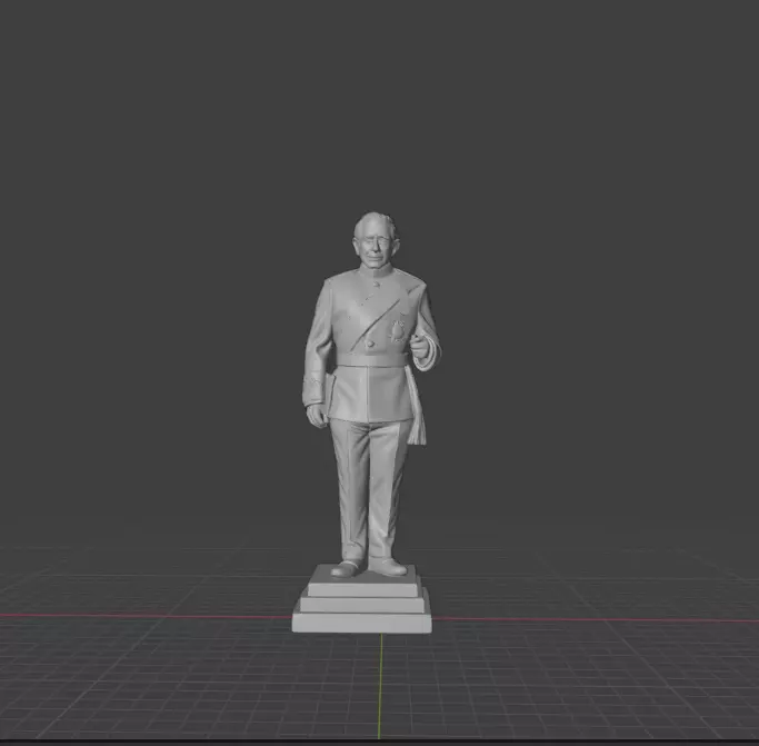 King Charles III 3D print model_0