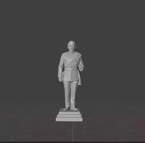 King Charles III 3D print model