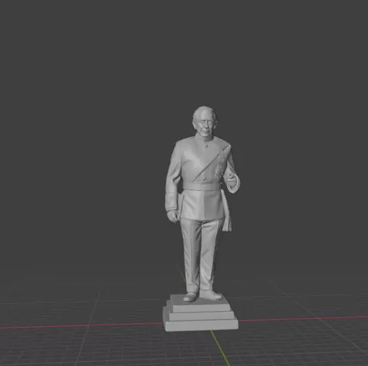 King Charles III 3D print model_22