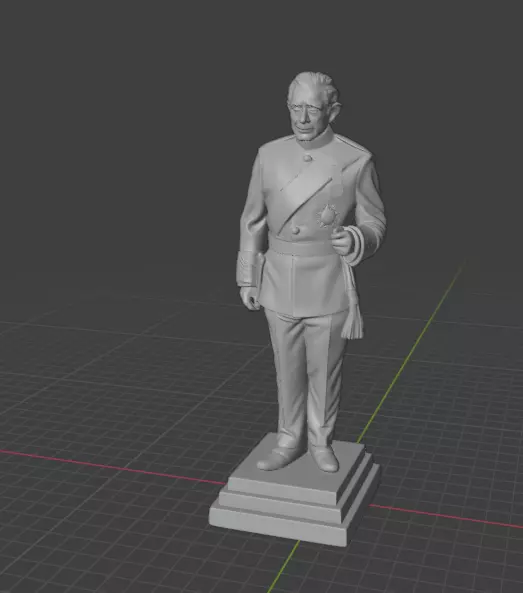 King Charles III 3D print model_24