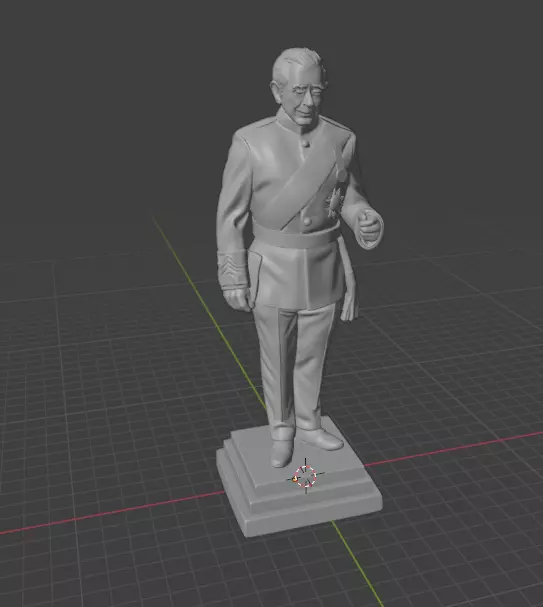 King Charles III 3D print model_9