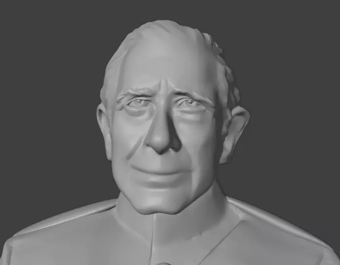 King Charles III 3D print model_16
