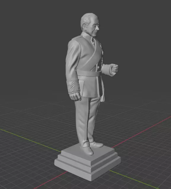 King Charles III 3D print model_28