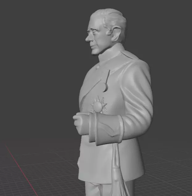 King Charles III 3D print model_14