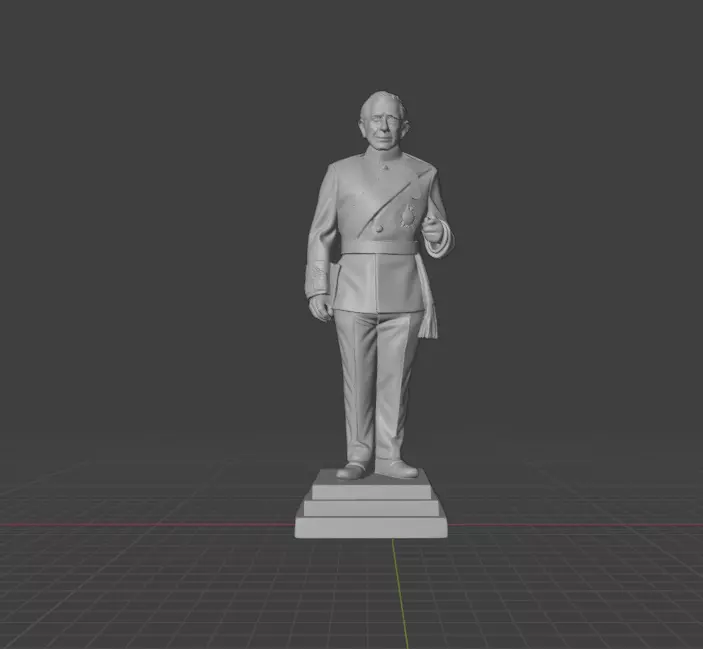 King Charles III 3D print model_12
