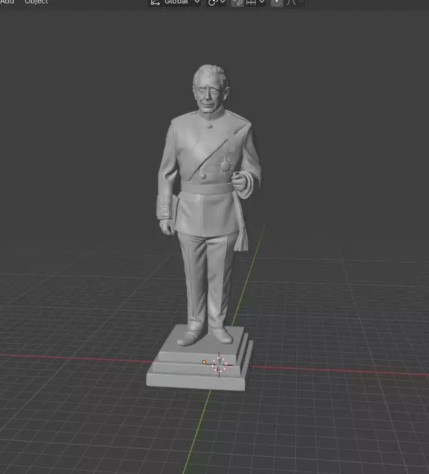 King Charles III 3D print model_8
