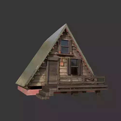 HOUSE Low-poly 3D model