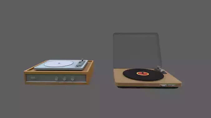 Vinyl music players