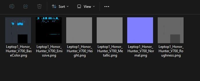 Honor Hunter V700 Gaming Laptop 3D model_8