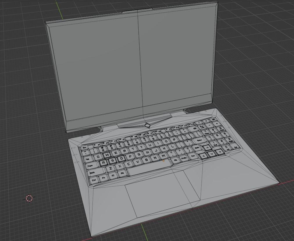 Honor Hunter V700 Gaming Laptop 3D model_6