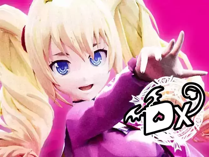 Highschool DxD - Ravel Phenex MMD Model DELUXE Low-poly 3D model