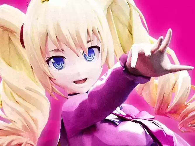 Highschool DxD - Ravel Phenex MMD Model Low-poly 3D model