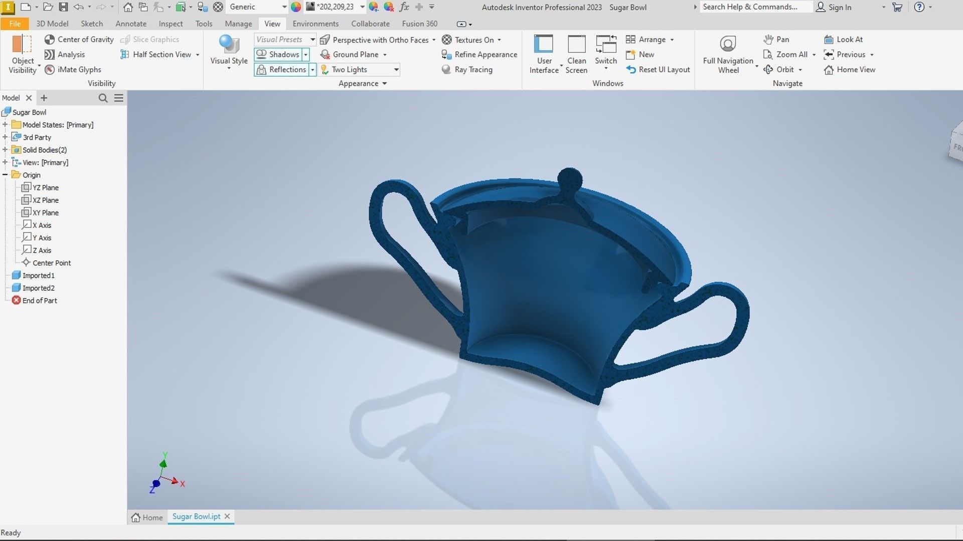 Sugar Bowl 3D print model_11