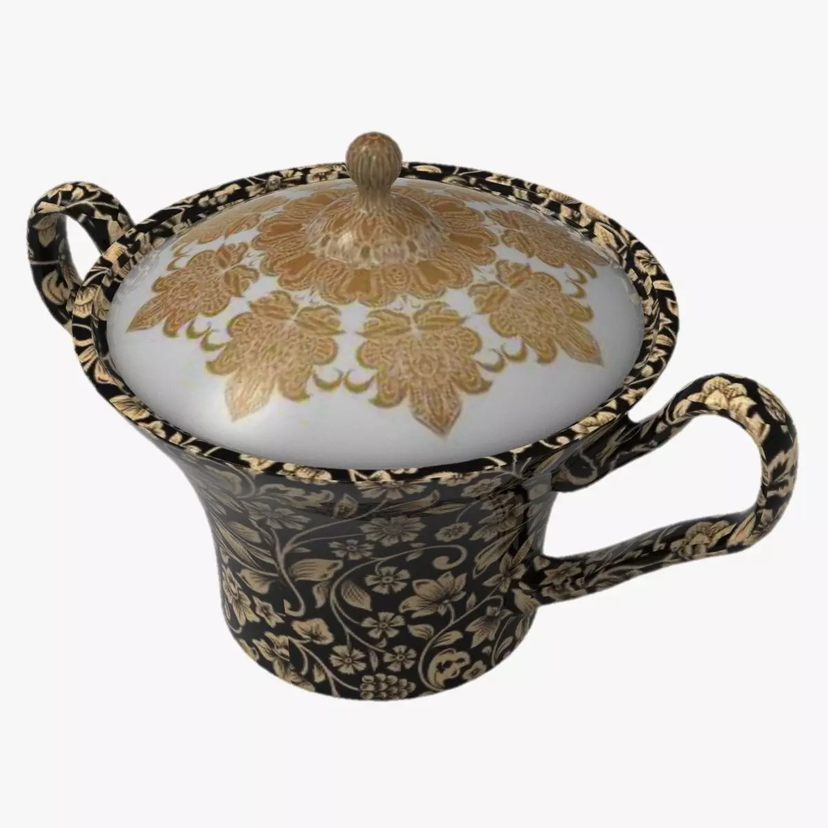 Sugar Bowl 3D print model_0