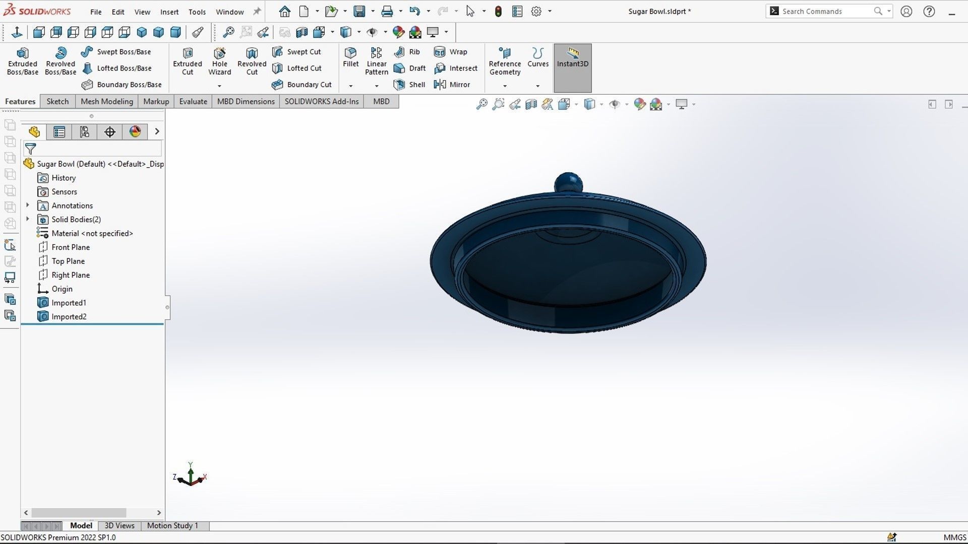 Sugar Bowl 3D print model_7