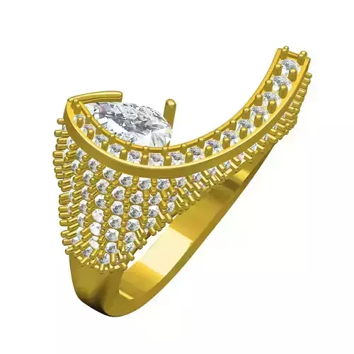 Unique Style Diamond Ring for Women