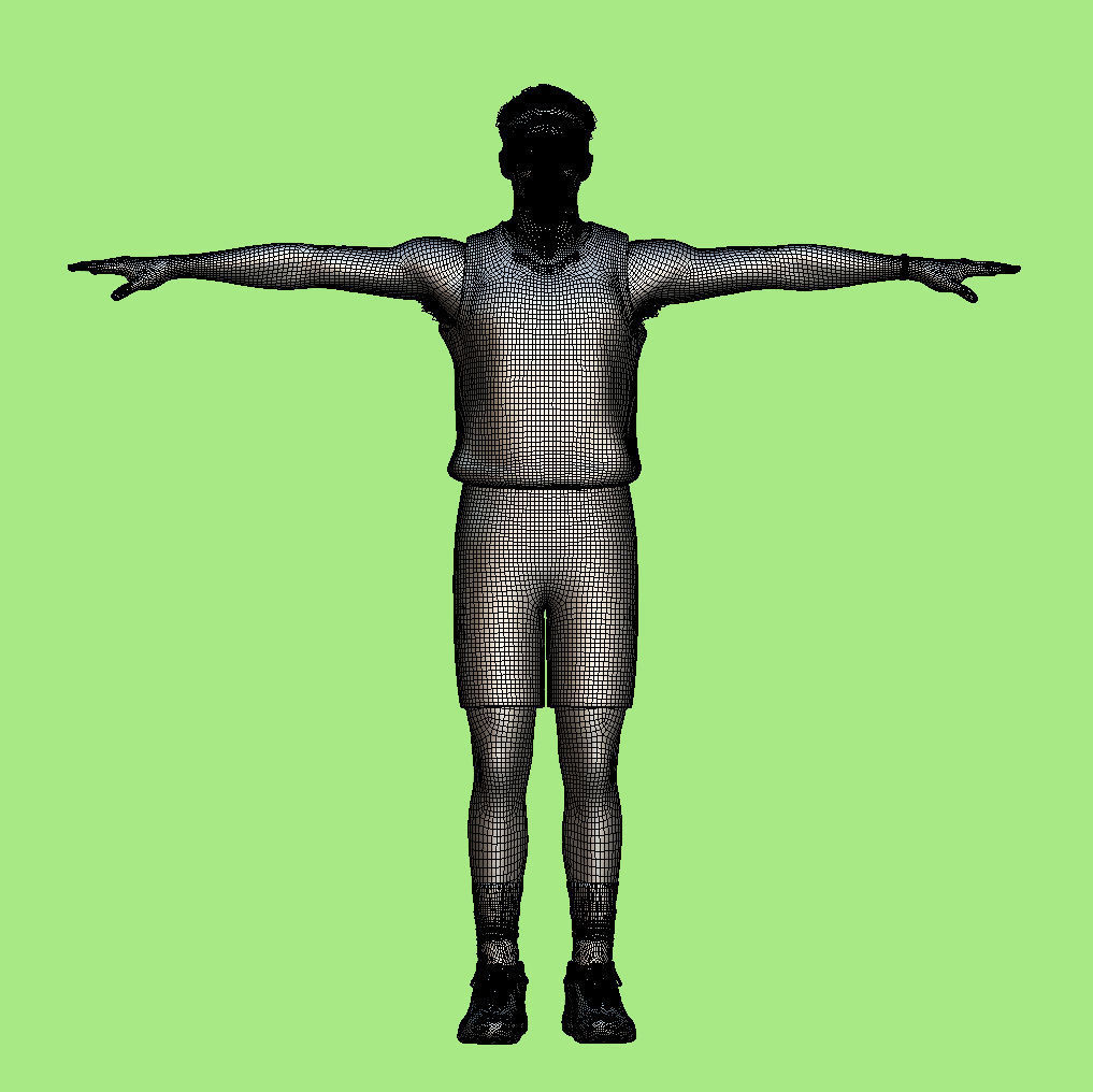 T-Pose Bradley Beal Phoenix Suns NBA 3D model_6