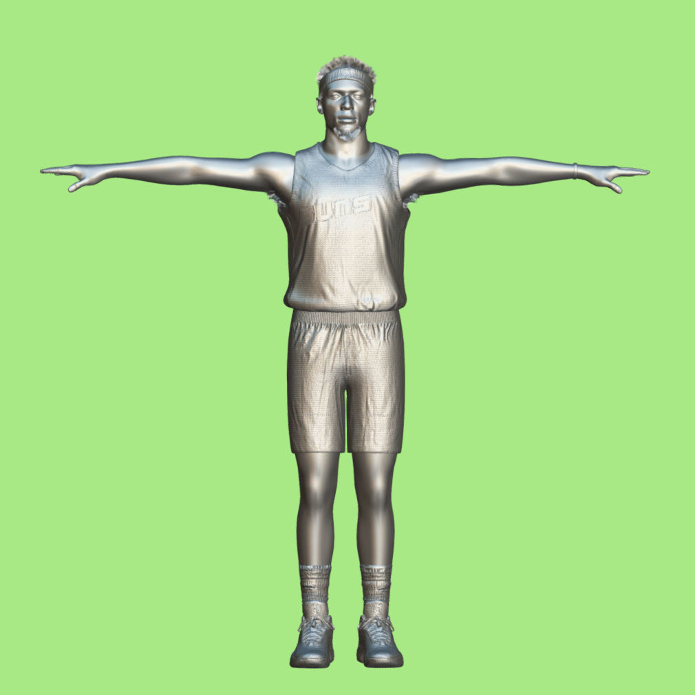 T-Pose Bradley Beal Phoenix Suns NBA 3D model_5