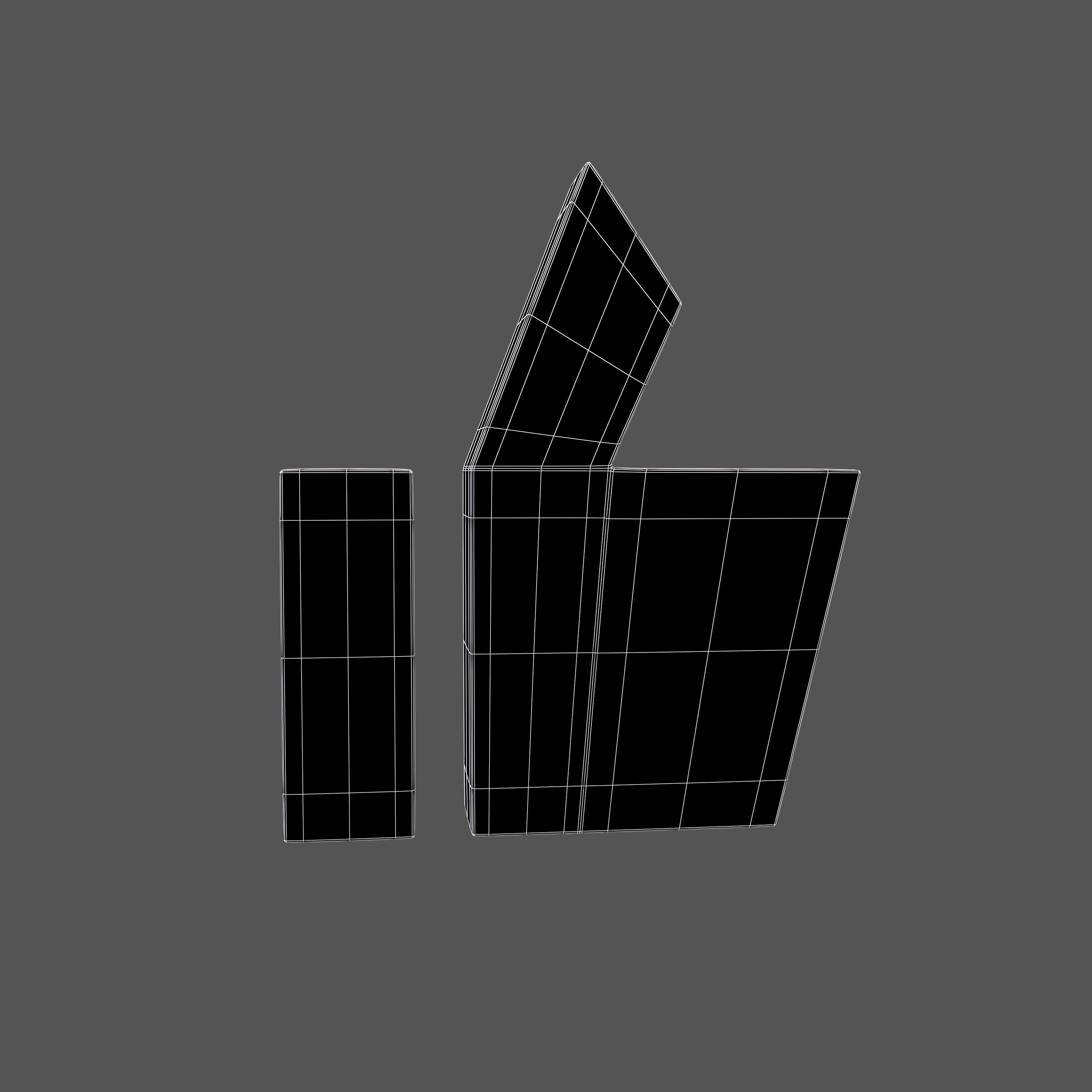Like Symbol V1 001 Low-poly 3D model_4