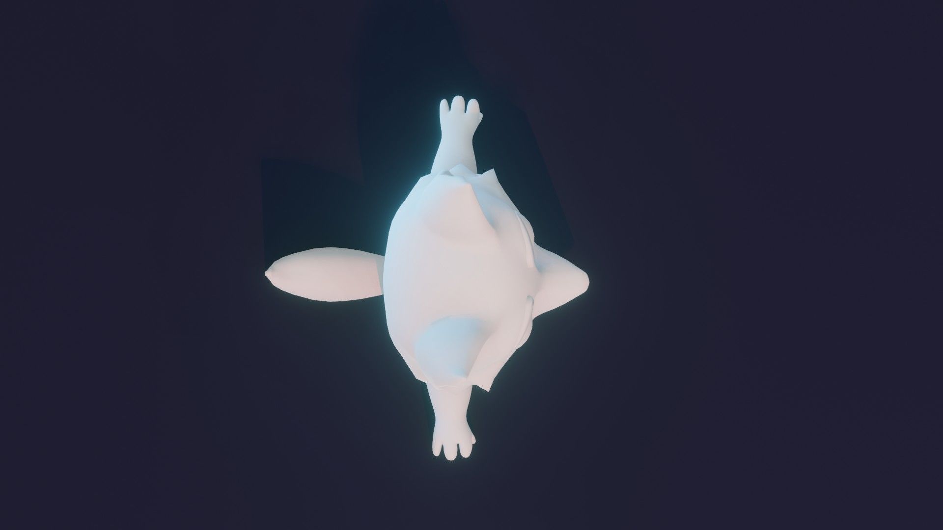 Cartoon Fox Animated and Rigged Base Mesh 3D Model Low-poly 3D model_11