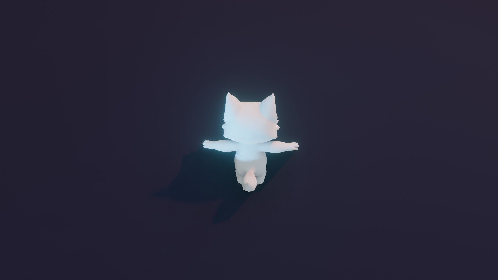 Cartoon Fox Animated and Rigged Base Mesh 3D Model Low-poly 3D model_7