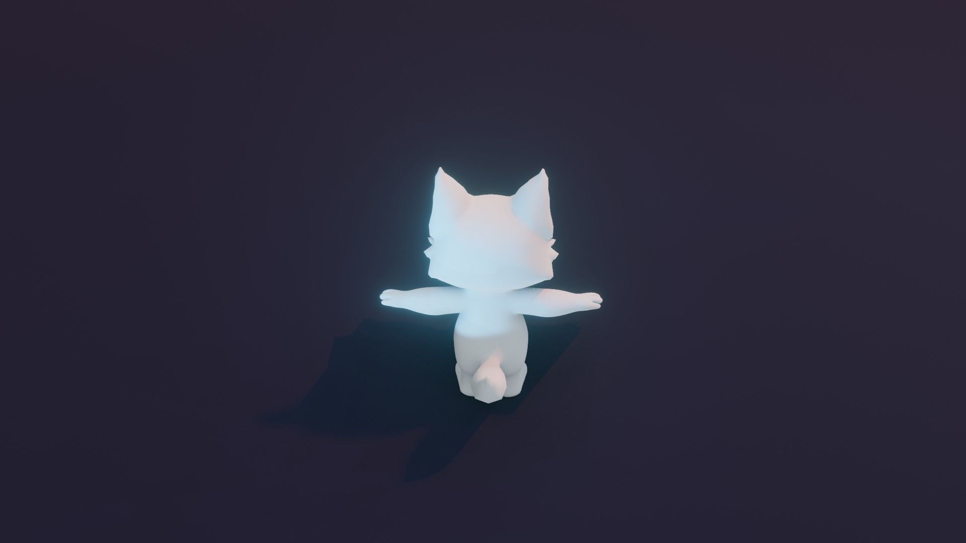 Cartoon Fox Animated and Rigged Base Mesh 3D Model Low-poly 3D model_10