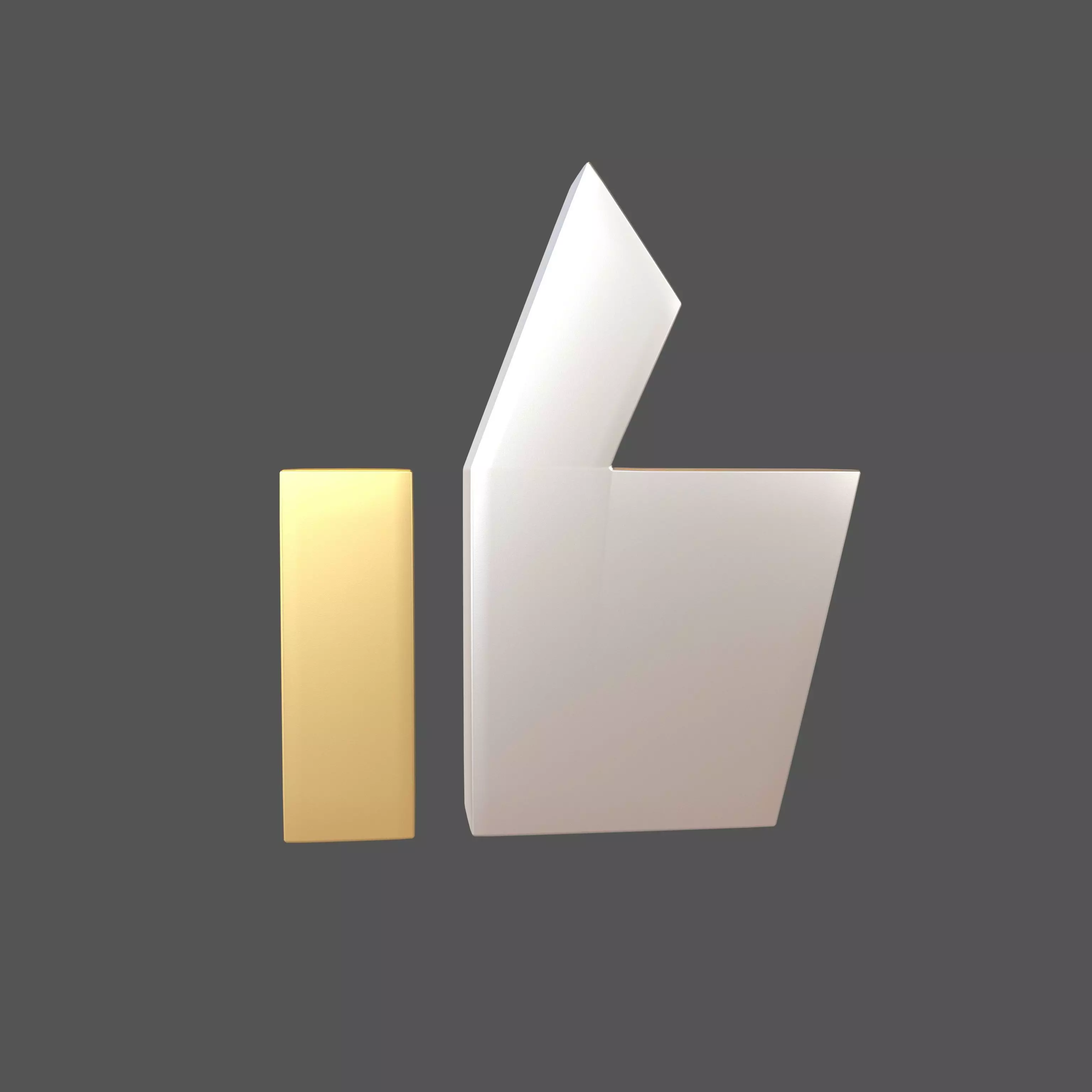 Like Symbol V1 006 Low-poly 3D model